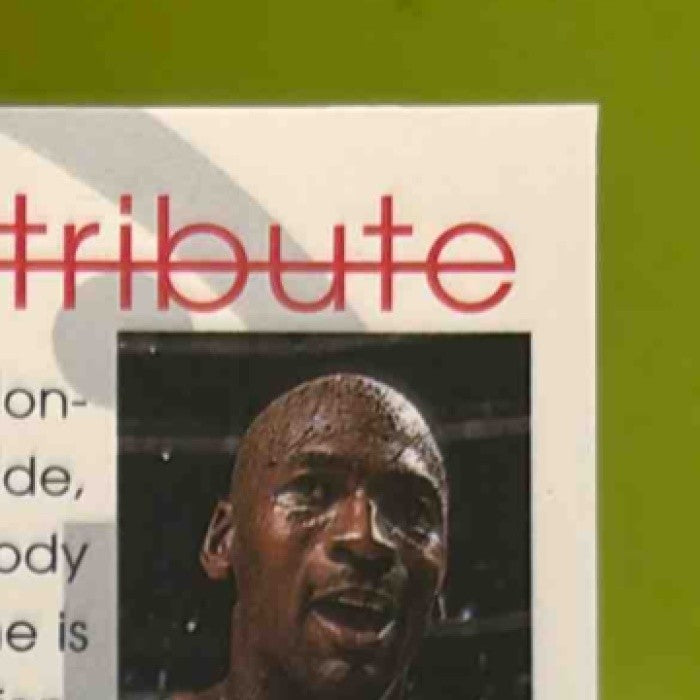 1997-98 Upper Deck Michael Jordan Tribute #MJ76 Chicago Bulls - Sports Cards