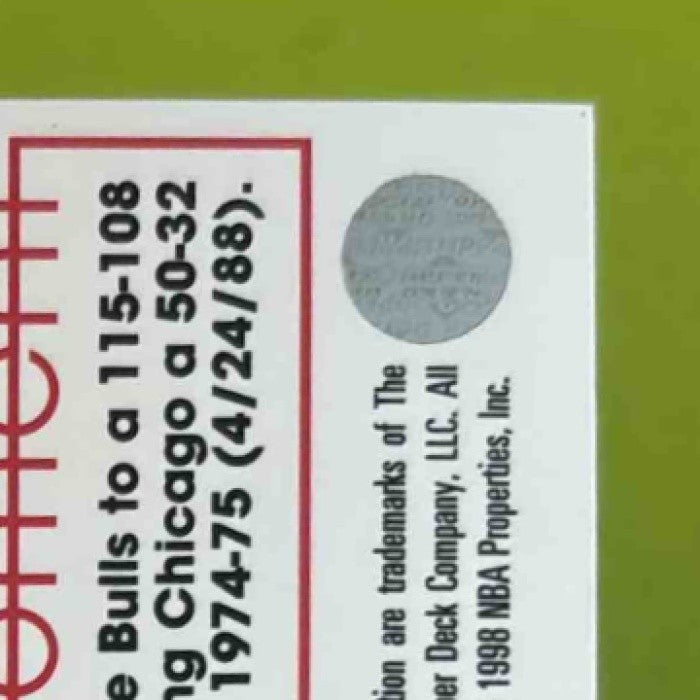 1997-98 Upper Deck Michael Jordan Tribute #MJ76 Chicago Bulls - Sports Cards