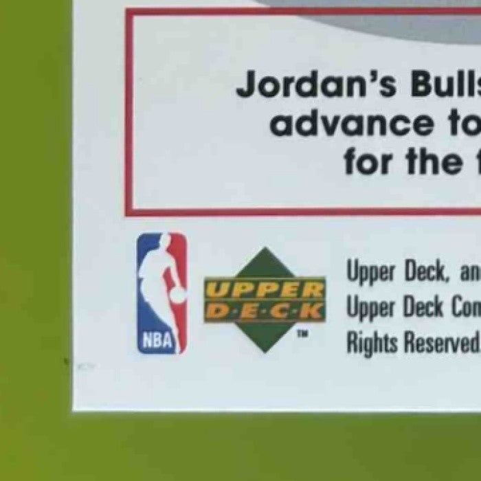 1997-98 Upper Deck Michael Jordan Tribute #MJ77 Chicago Bulls - Sports Cards