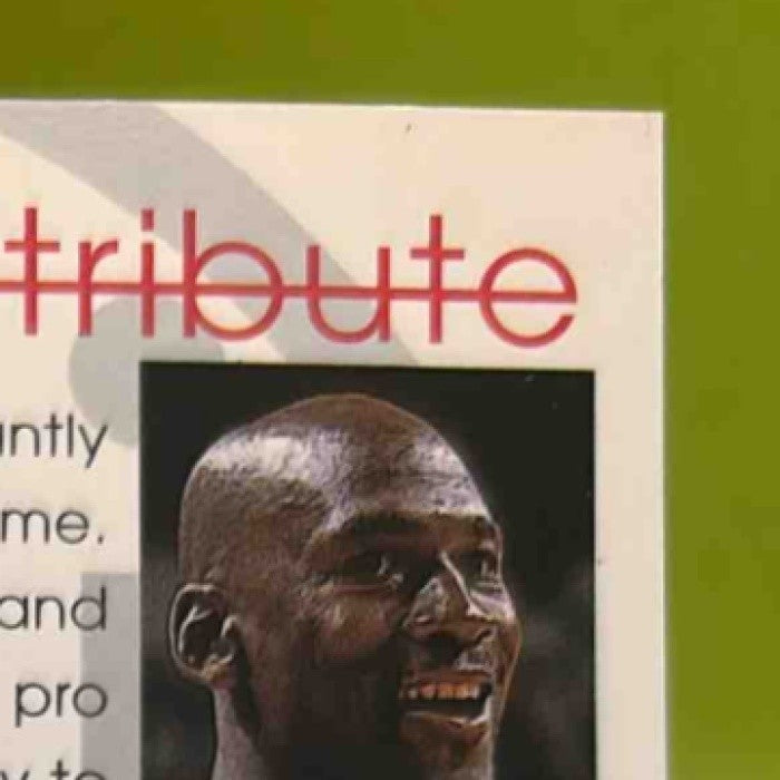 1997-98 Upper Deck Michael Jordan Tribute #MJ80 Chicago Bulls - Sports Cards