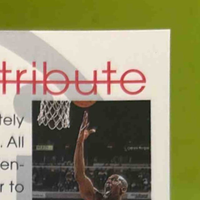1997-98 Upper Deck Michael Jordan Tribute #MJ82 Chicago Bulls - Sports Cards