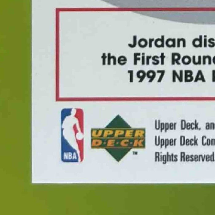 1997-98 Upper Deck Michael Jordan Tribute #MJ85 Chicago Bulls - Sports Cards