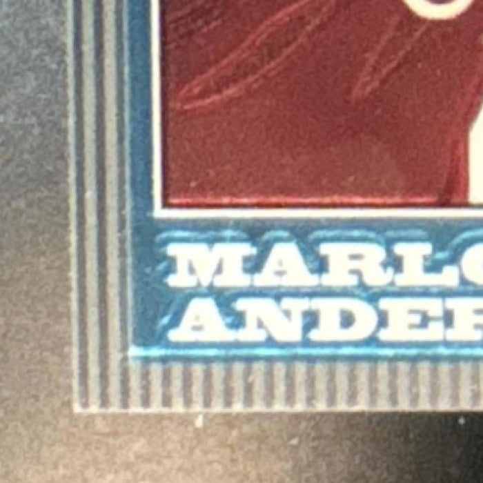 1997 Bowman Chrome Marlon Anderson #210 Philadelphia Phillies - Sports Cards