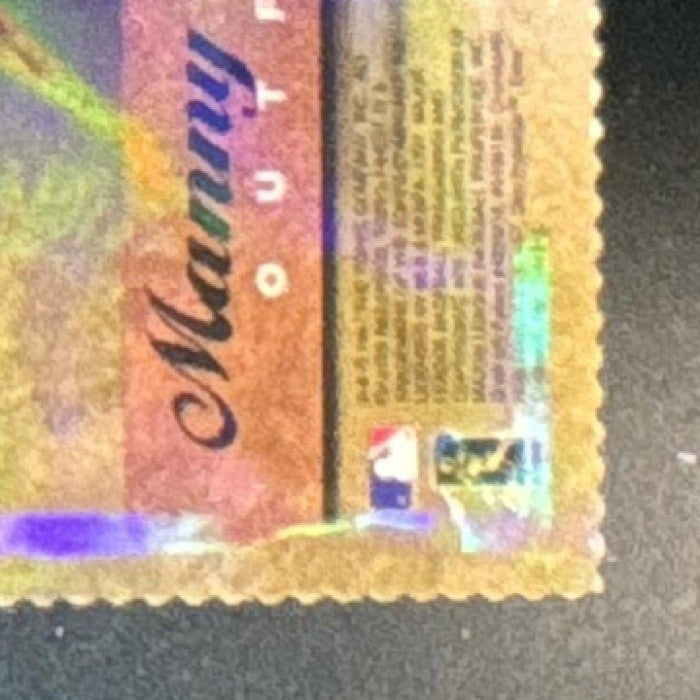 1997 Finest Embossed Die Cut Refractor Manny Ramirez #349 Cleveland Indians RARE - Sports Cards