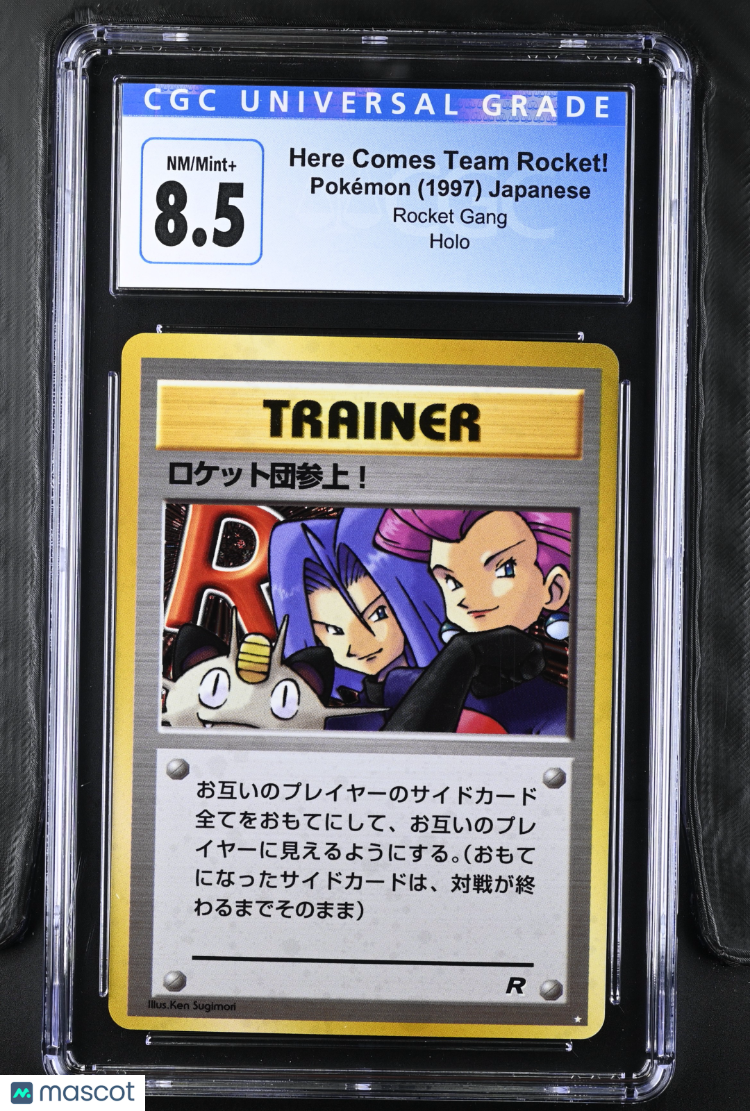 1997 Pokémon Rocket Gang Here Comes Team Rocket! Japanese CGC 8.5 - Graded TCG/CCG