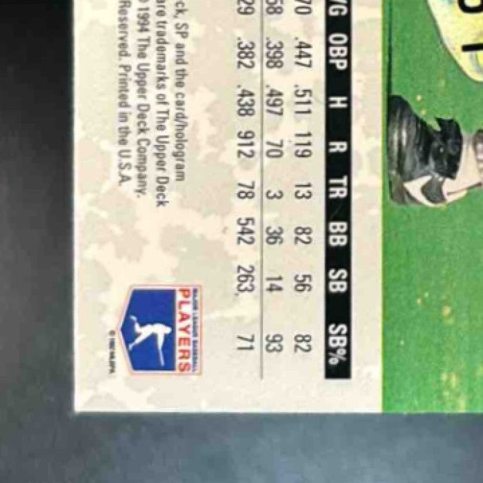 1997 SP Vintage Autographs Buyback #14 Tony Gwynn 1994 SP /367 San Diego Padres - Sports Cards
