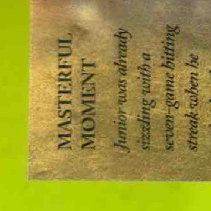 1997 Topps Finest Ken Griffey Jr. #238 Seattle Mariners - Sports Cards