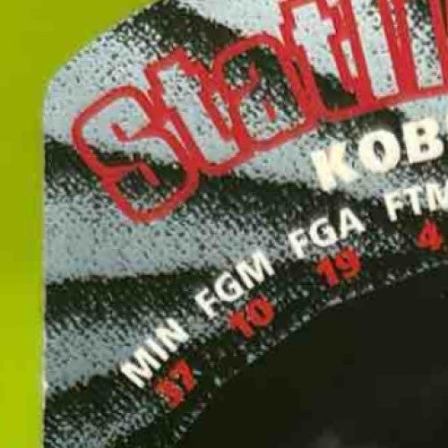 1998-99 Topps 99 Stadium Club Kobe Bryant Statliners #S17 Los Angeles Lakers - Sports Cards