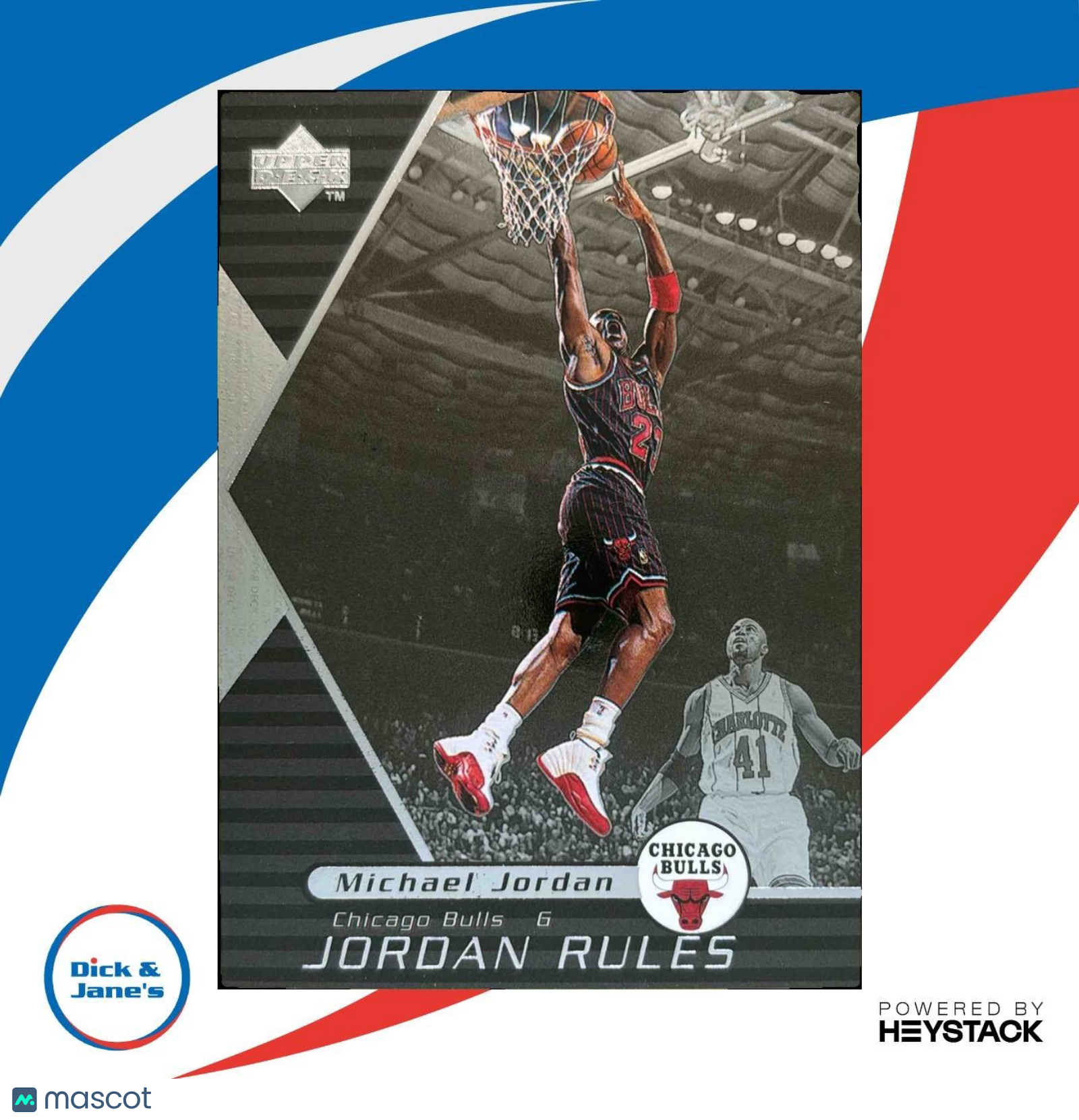 1998-99 Upper Deck Ovation Michael Jordan Rules #J6 Chicago Bulls - Sports Cards