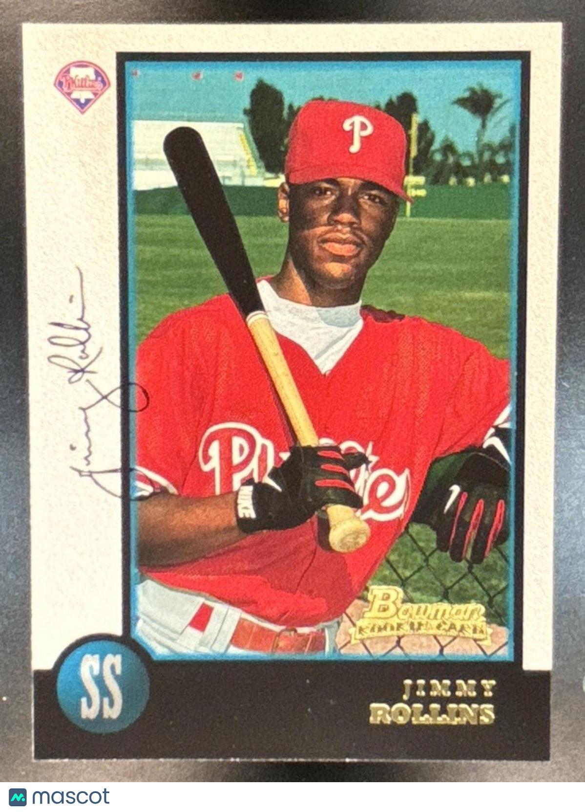 1998 Bowman Jimmy Rollins #181 RC Phillies - Sports Cards