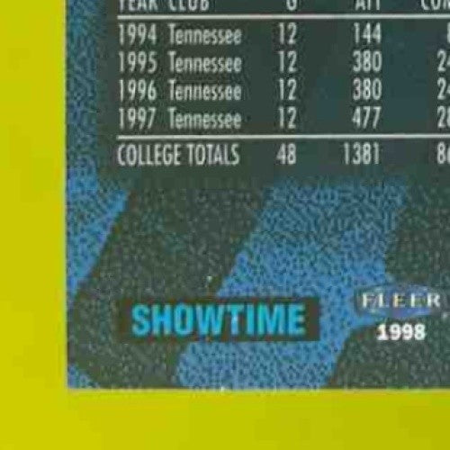 1998 Fleer Flair Showcase Peyton Manning Row 3 #3 RC Colts - Sports Cards