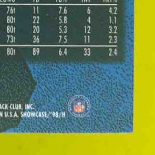 1998 Fleer Flair Showcase Peyton Manning Row 3 #3 RC Colts - Sports Cards