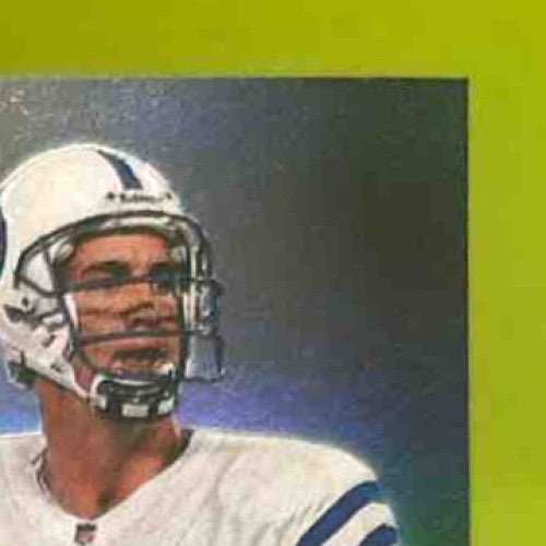 1998 Fleer Flair Showcase Peyton Manning Row 3 #3 RC Indianapolis Colts - Sports Cards
