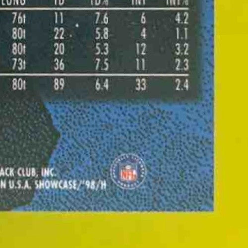 1998 Fleer Flair Showcase Peyton Manning Row 3 #3 RC Indianapolis Colts - Sports Cards