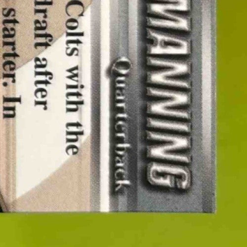 1998 Pacific Aurora Peyton Manning #71 RC Indianapolis Colts - Sports Cards