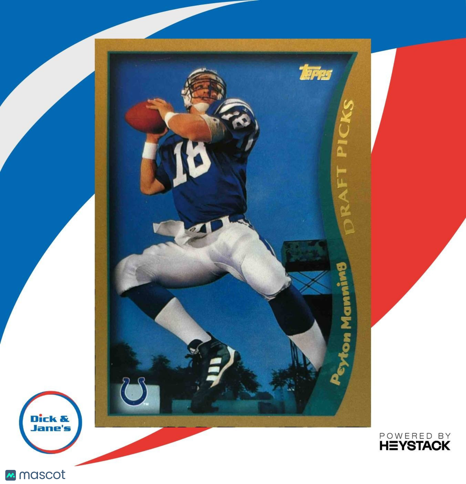1998 Topps Peyton Manning #360 RC Indianapolis Colts - Sports Cards