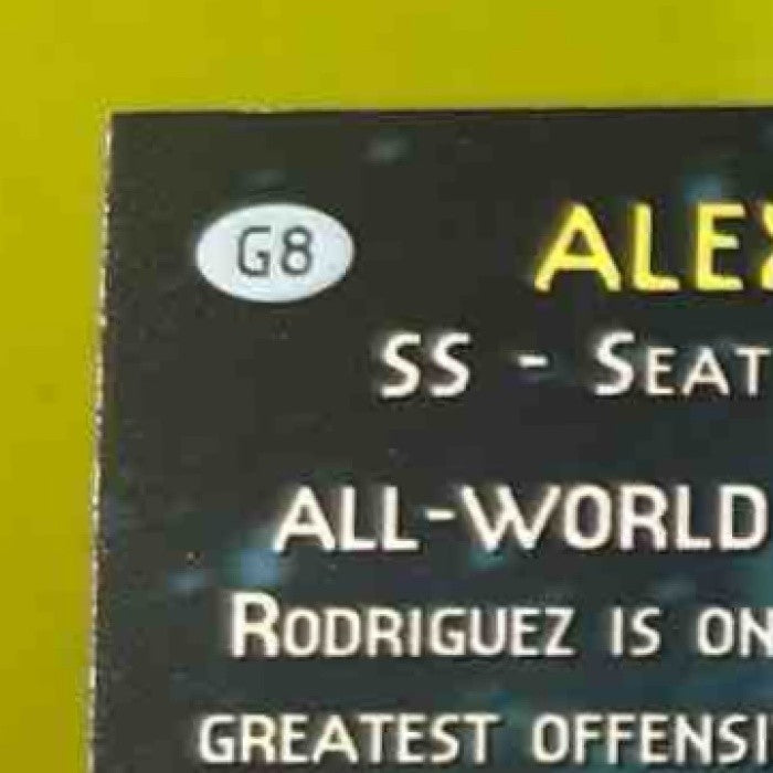 1998 Topps Stars Alex Rodriguez Galaxy Gold /50 WOW! RARE! #G8 Seattle Mariners - Sports Cards