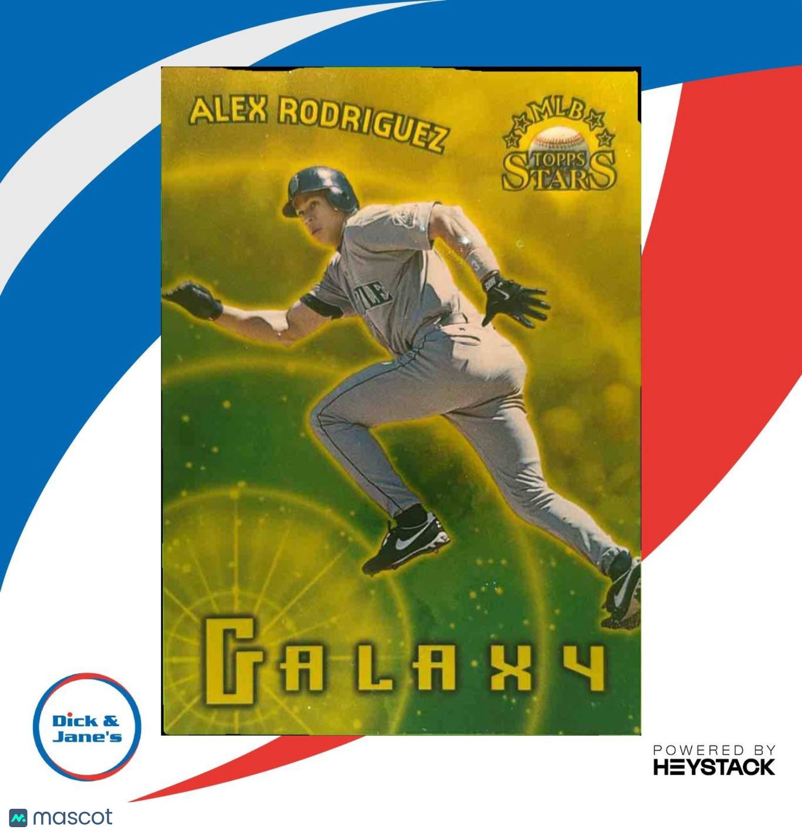 1998 Topps Stars Alex Rodriguez Galaxy Gold /50 WOW! RARE! #G8 Seattle Mariners - Sports Cards