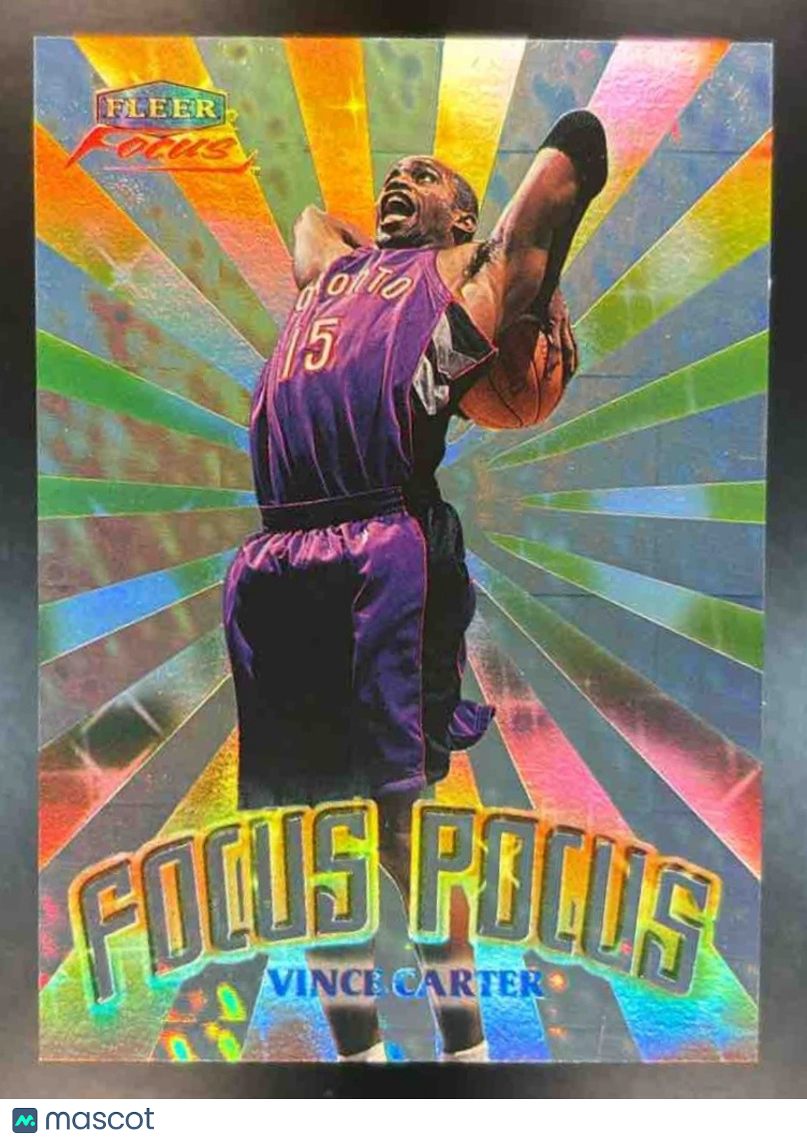 1999-00 Fleer Focus Vince Carter Pocus #1 FP Toronto Raptors - Sports Cards