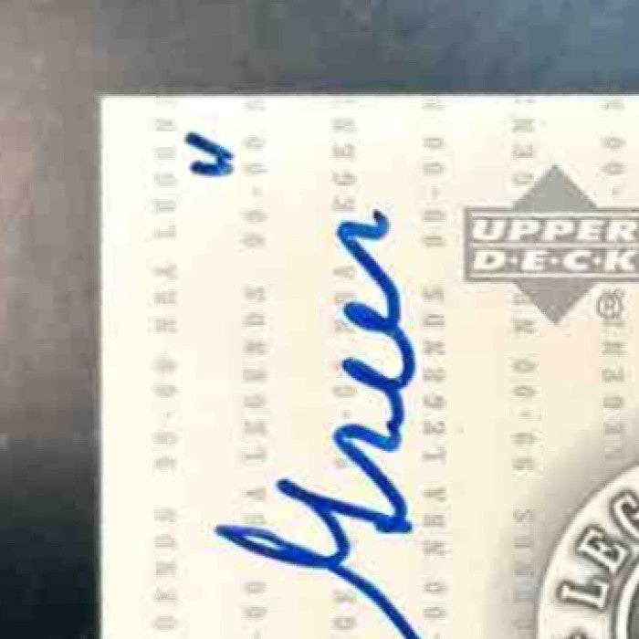 1999-00 Upper Deck Legends Hal Greer Legendary Signatures Auto 76ers - Sports Cards