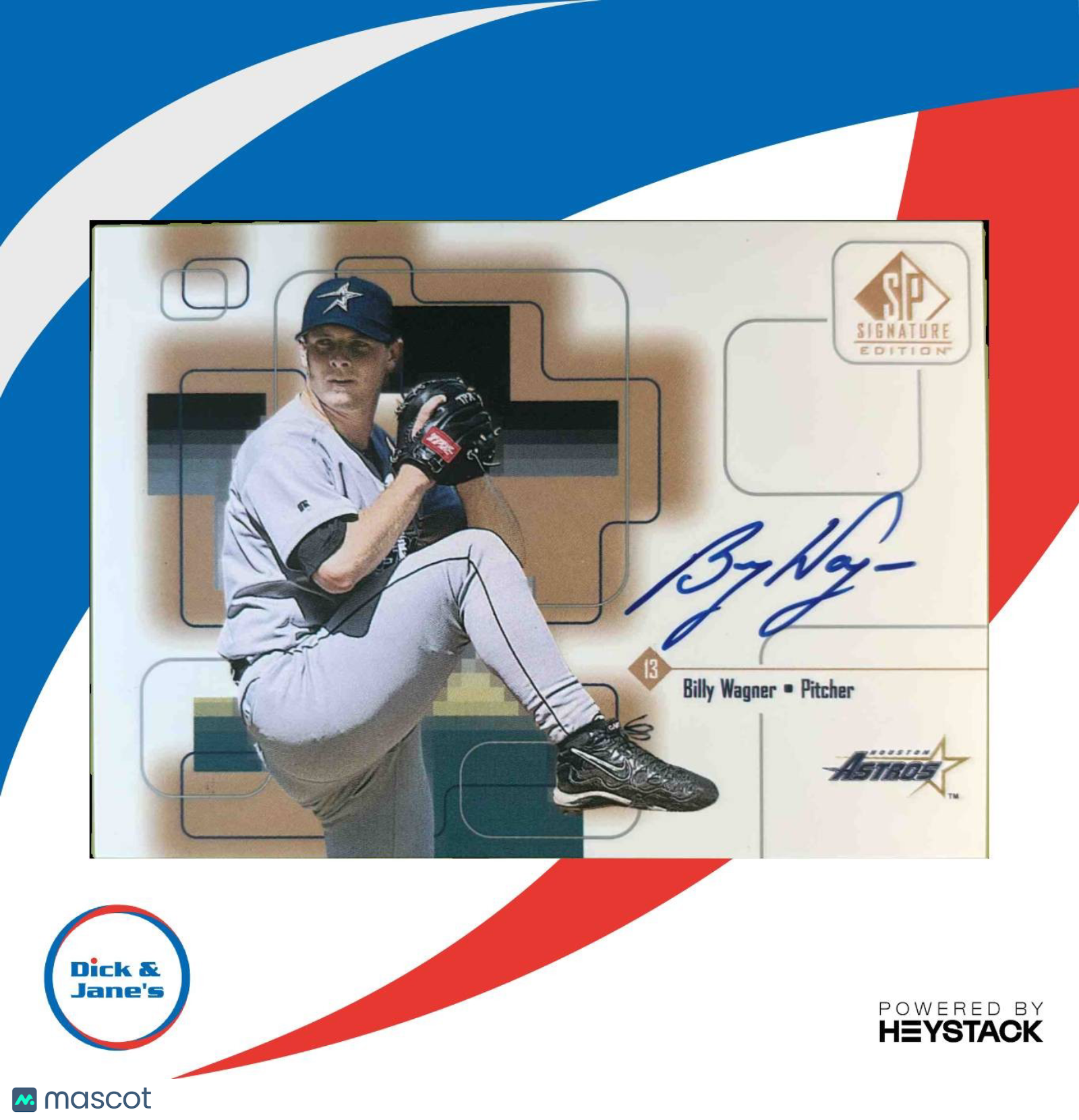 1999 SP Signature Edition Billy Wagner Auto #BWA Houston Astros - Sports Cards