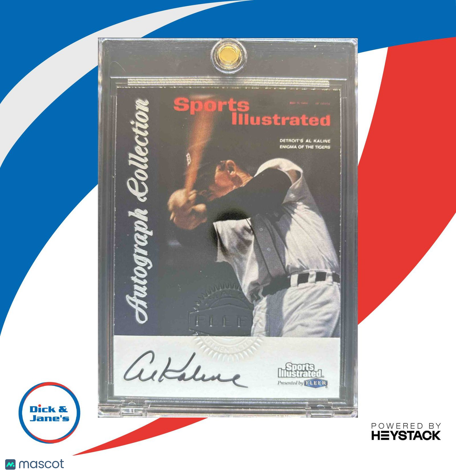 1999 Sports Illustrated Greats of the Game Al Kaline Auto #NNO Detroit Tigers - Sports Cards