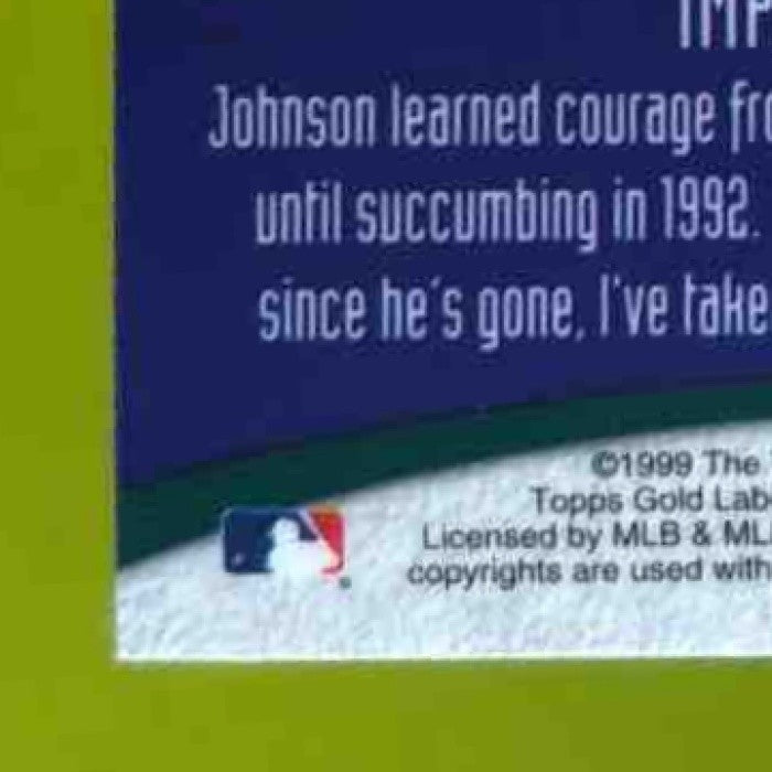 1999 Topps Gold Label Randy Johnson #43 Arizona Diamondbacks - Sports Cards