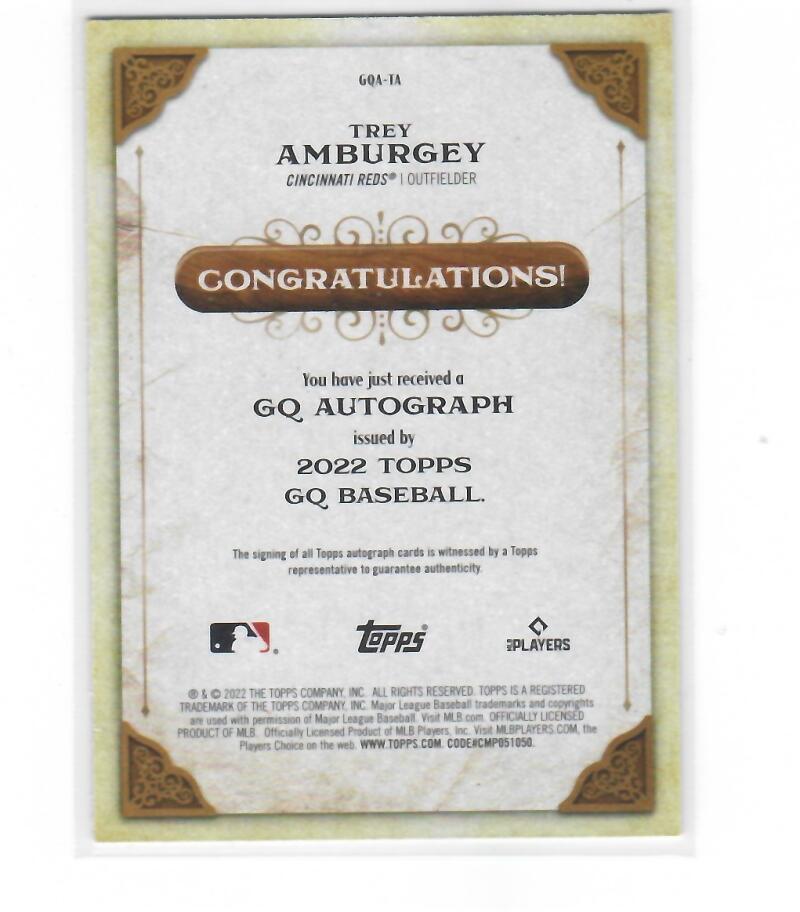 2022 Topps Gypsy Queen Autographs