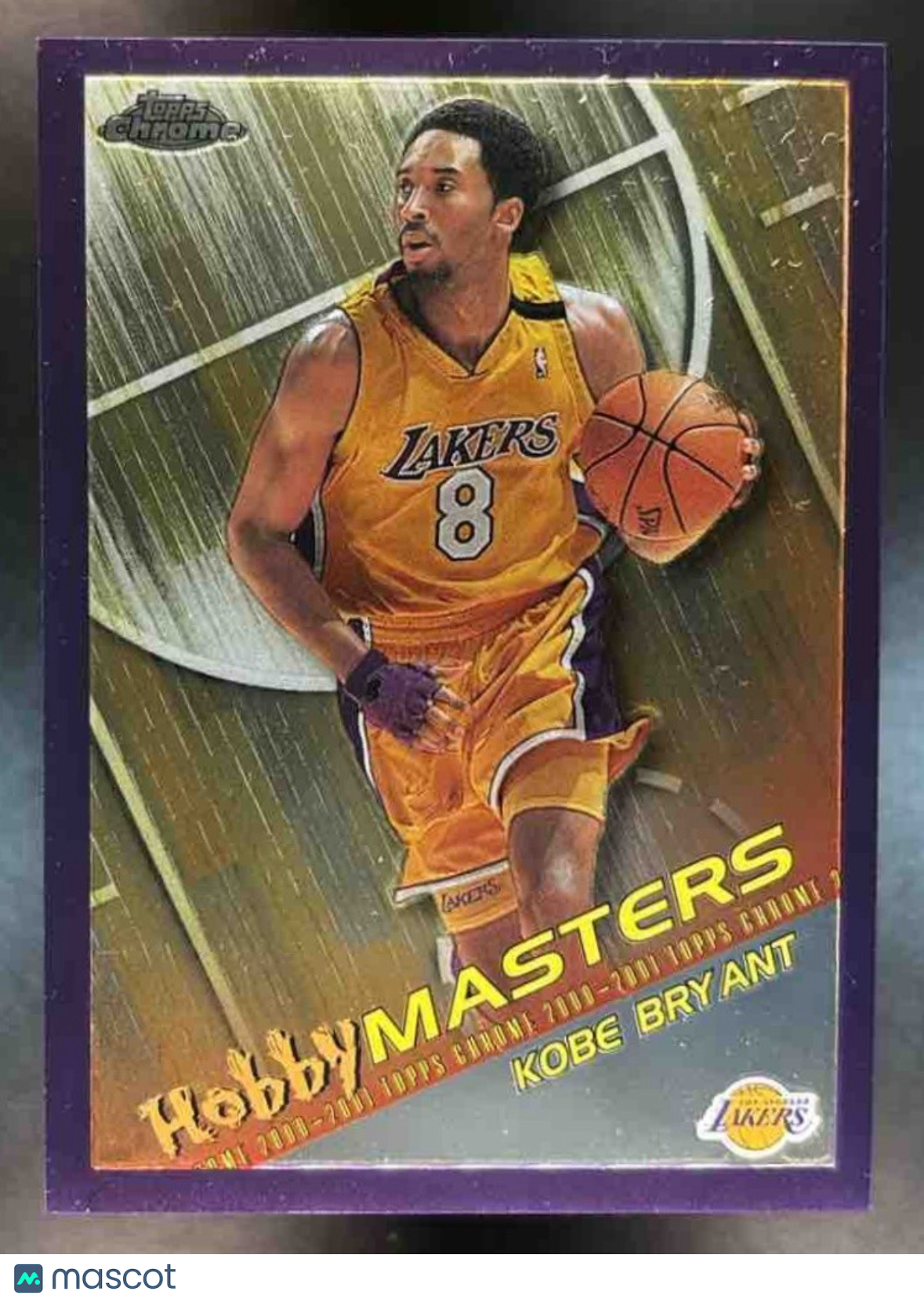 2000-01 Topps Chrome Kobe Bryant Hobby Masters #HM5 Los Angeles Lakers - Sports Cards