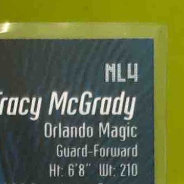 2000-01 Topps Chrome Tracy McGrady No Limit #NL4 Orlando Magic - Sports Cards