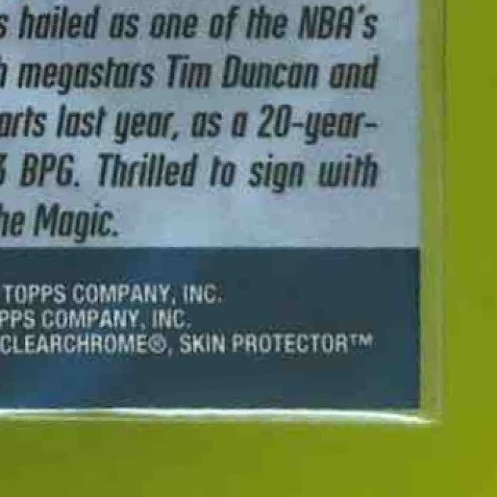 2000-01 Topps Chrome Tracy McGrady No Limit #NL4 Orlando Magic - Sports Cards