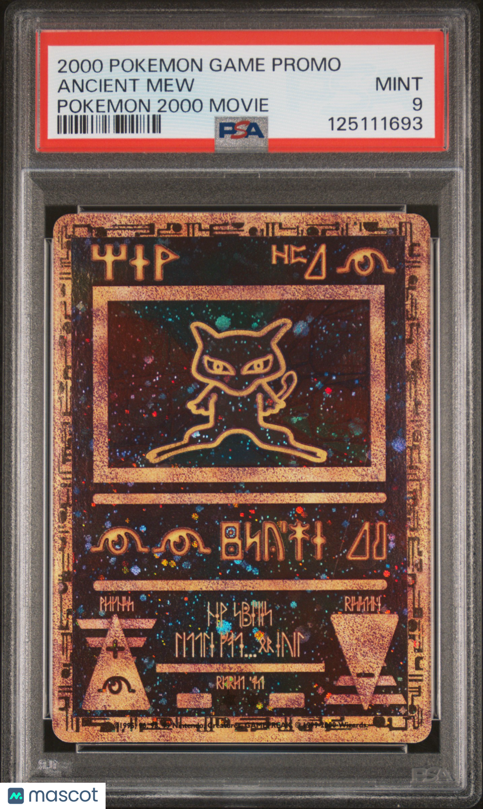 2000 Pokemon Game Movie Ancient Mew Promo PSA 9 MINT - Graded TCG/CCG