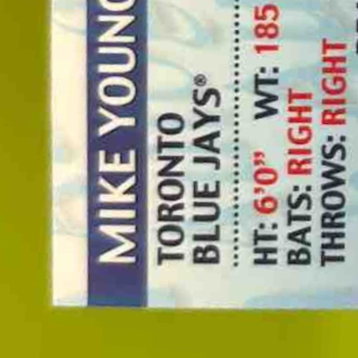 2000 Topps Traded & Rookies Mike Young Auto #TTA46 RC Toronto Blue Jays - Sports Cards