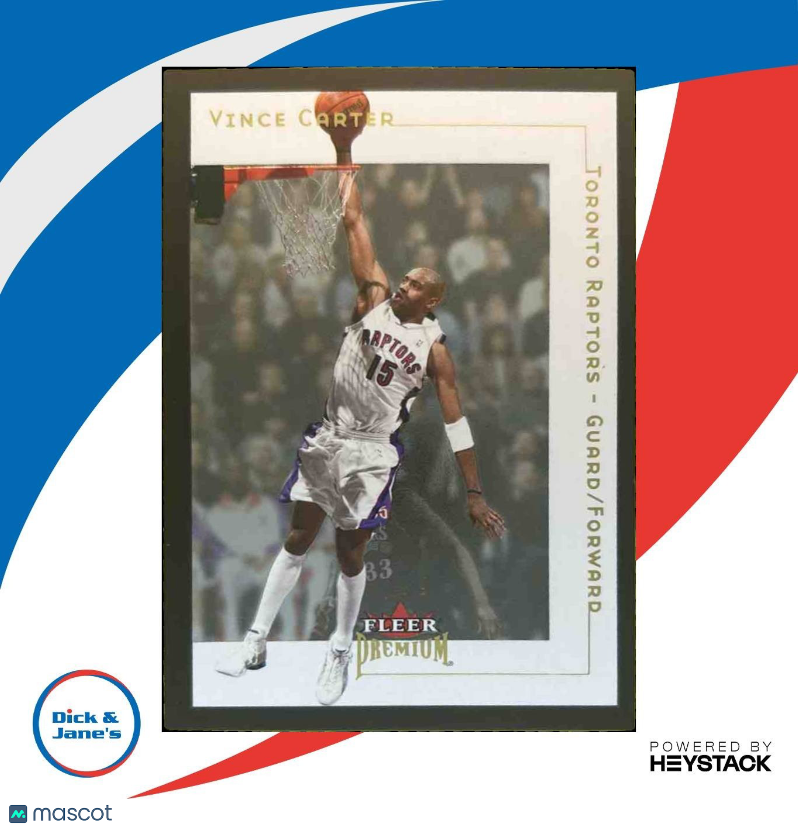 2001-02 Fleer Premium Vince Carter #13 Toronto Raptors - Sports Cards