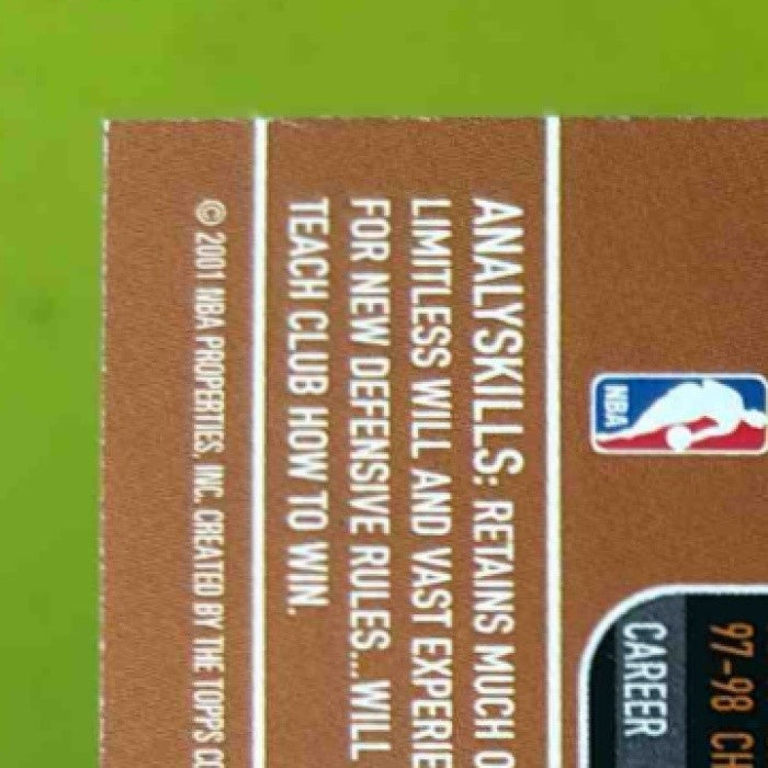 2001-02 Topps Stadium Club Michael Jordan #134 Washington Wizards - Sports Cards