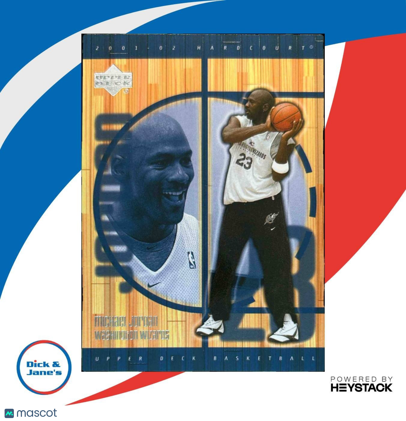 2001-02 Upper Deck Hardcourt Michael Jordan #121