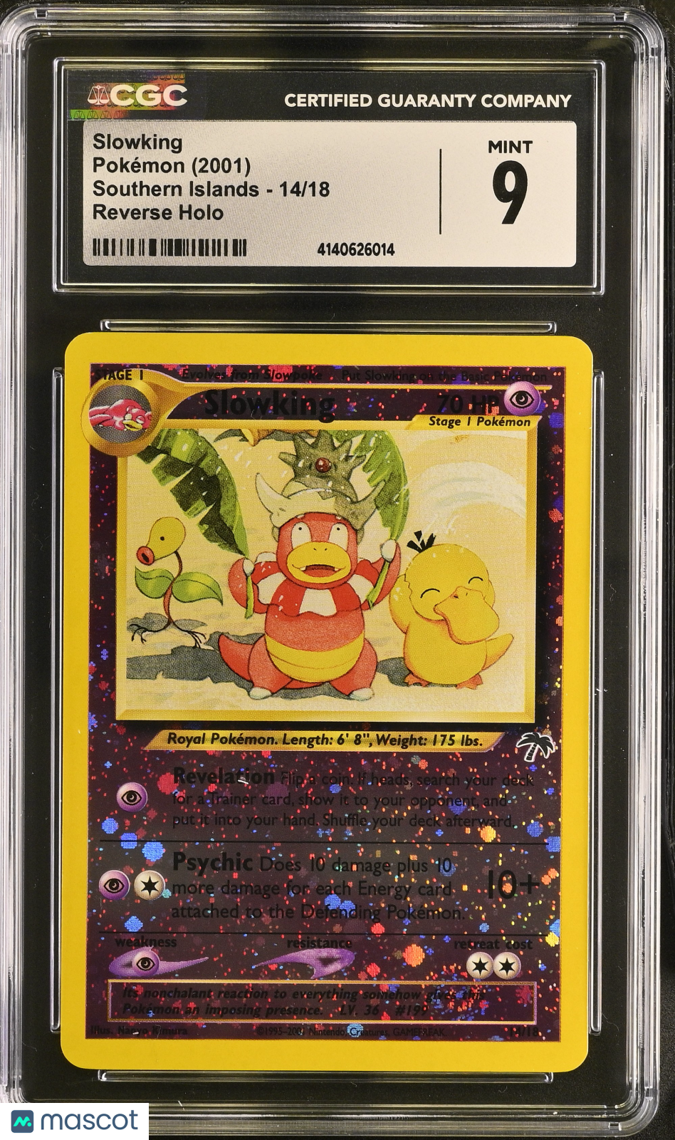 pokemon card slowking 2001 Pokemon Southern Islands Slowking #14/18 Reverse