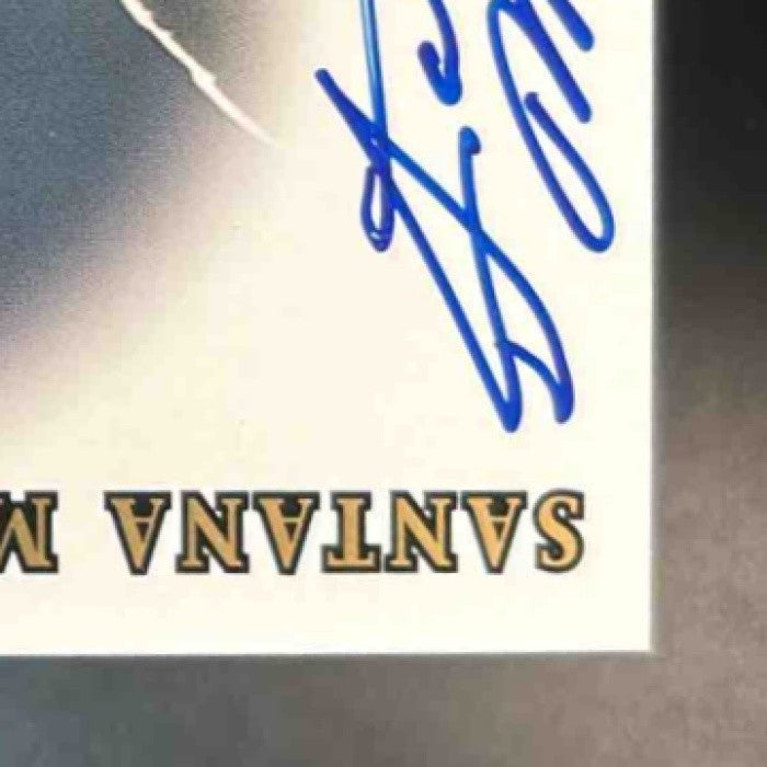 2001 Press Pass SE Santana Moss Auto Bronze #NNO Miami Hurricanes - Sports Cards