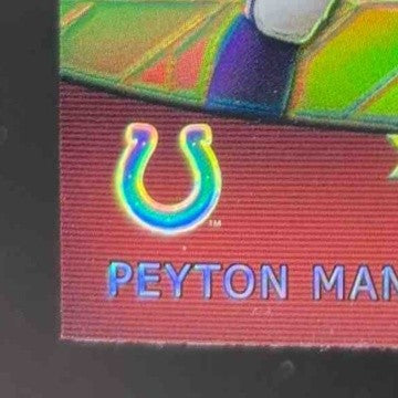 2001 Topps Chrome Peyton Manning Own The Game Refractor #PS2 Indianapolis Colts - Sports Cards