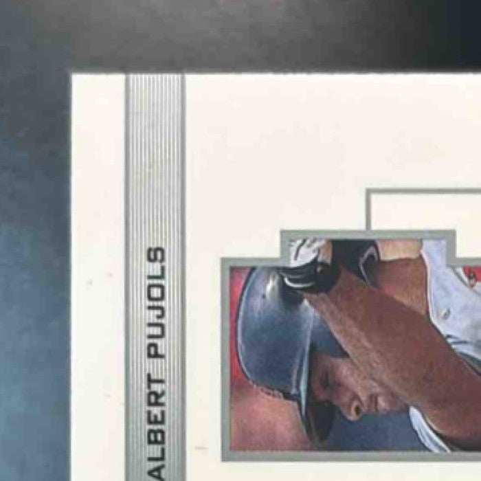 2001 Upper Deck Pros & Prospects Chipper Jones Albert Pujols Game Used Dual Bat - Sports Cards