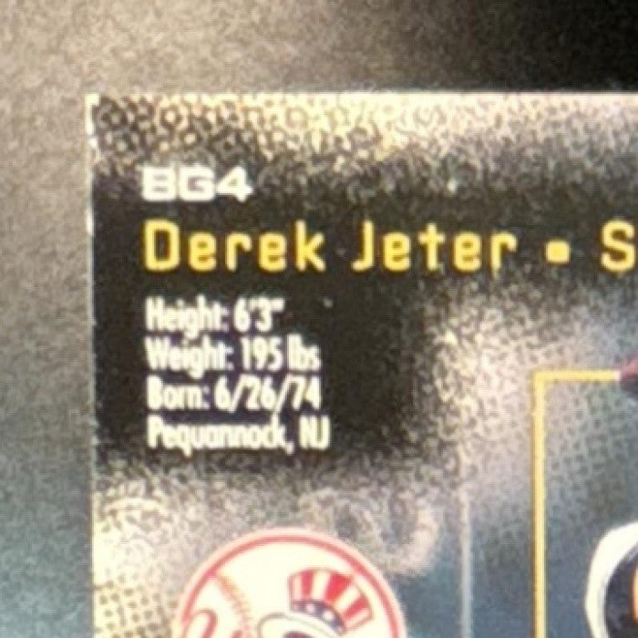 2001 Upper Deck Reserve Derek Jeter Big Game #BG4 New York Yankees - Sports Cards