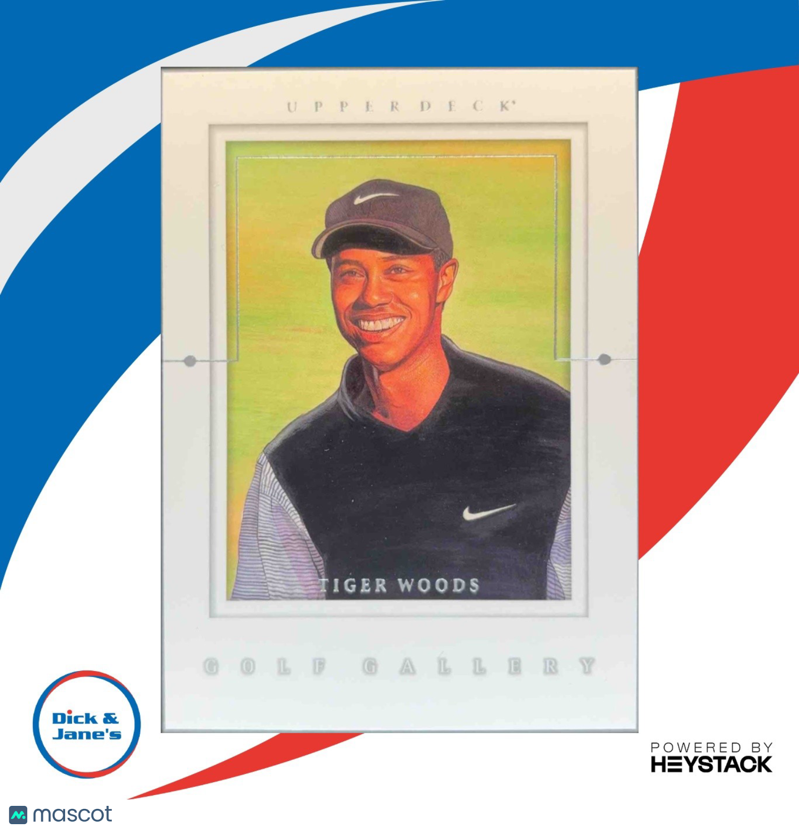 2001 Upper Deck Tiger Woods Gallery #GG4 DJ2 - Sports Cards