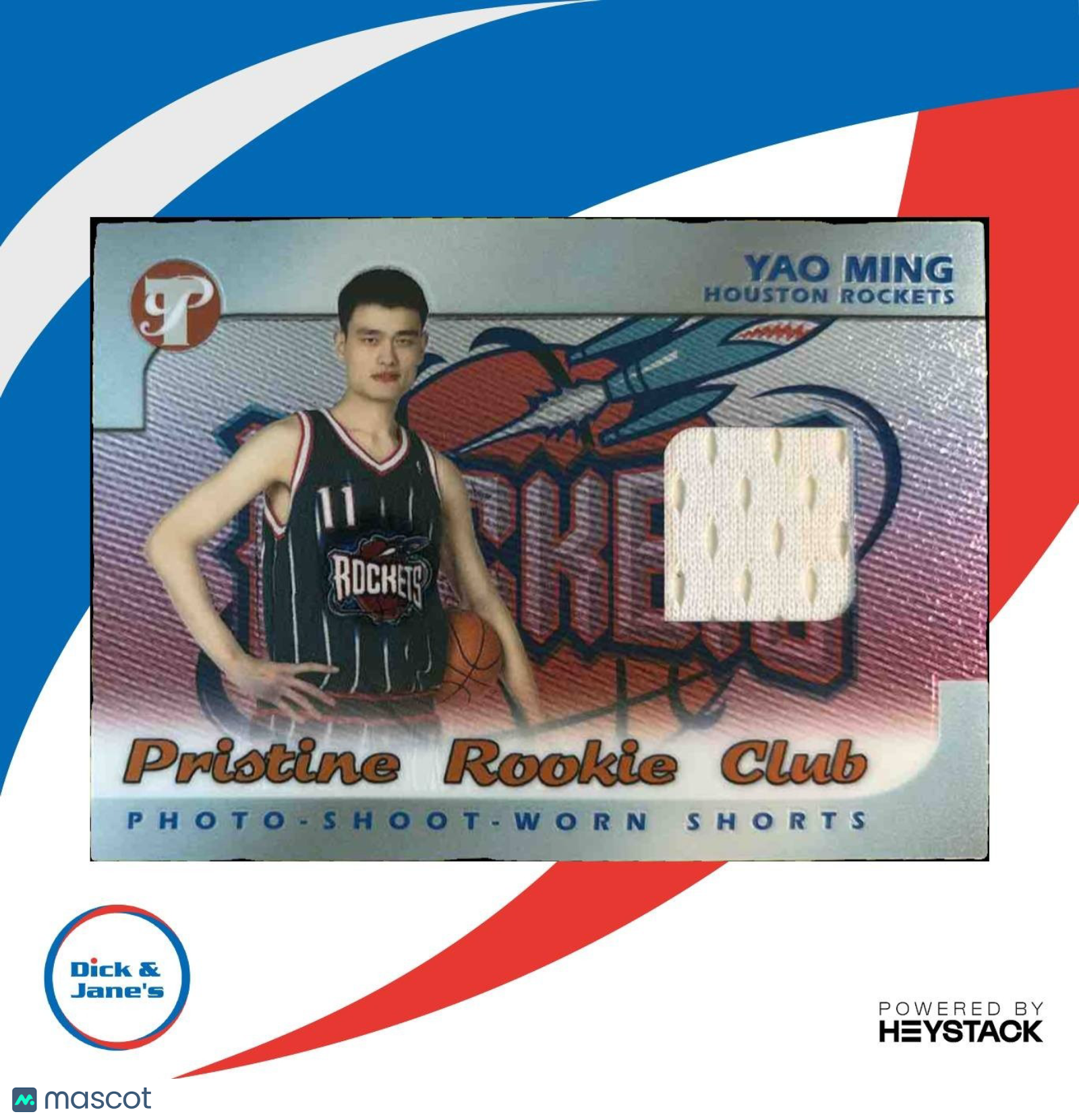 2002-03 Topps Pristine Yao Ming Rookie Club #PRC-YM RC Houston Rockets - Sports Cards