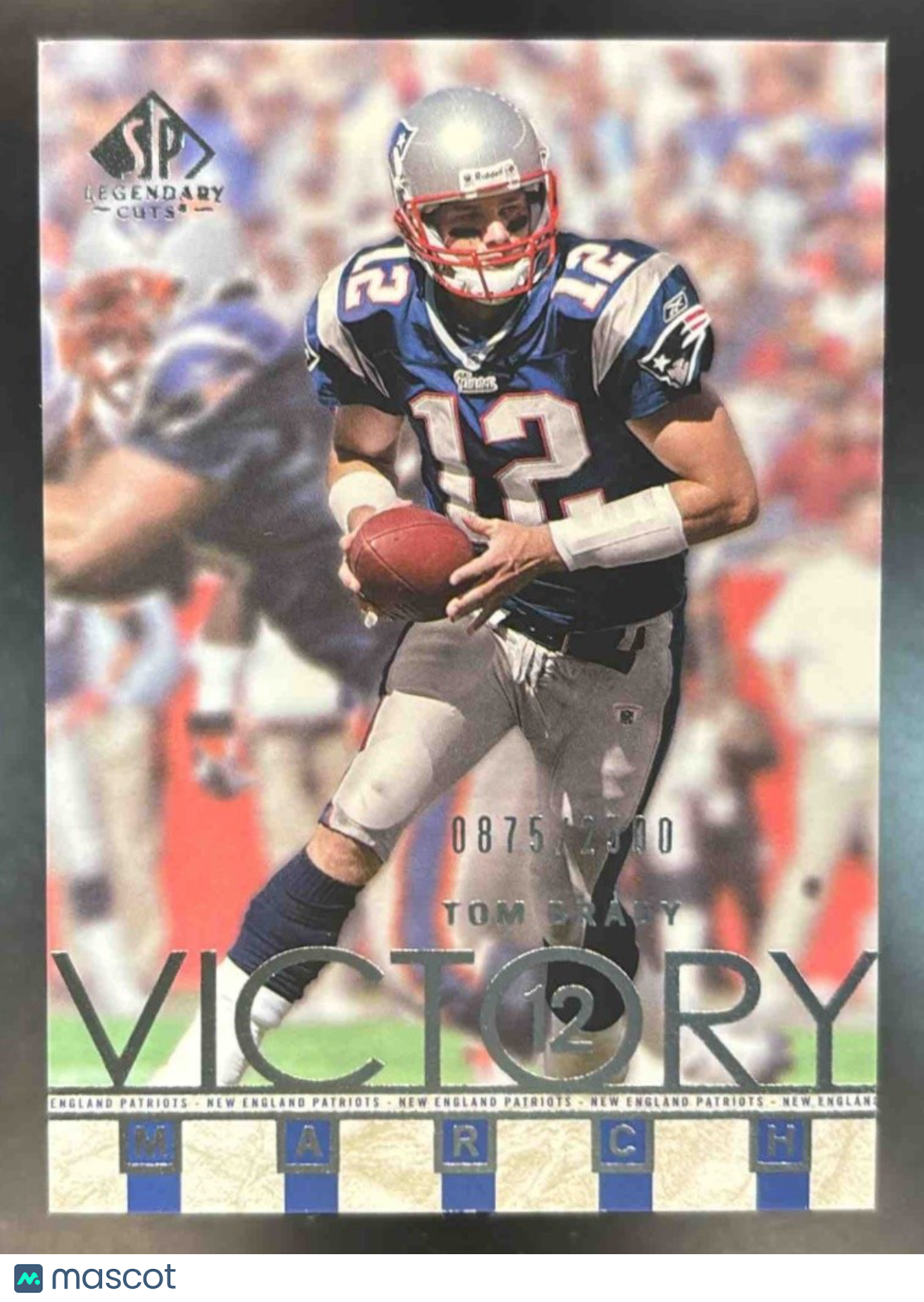 2002 SP Legendary Cuts Tom Brady /2500 #91 New England Patriots - Sports Cards