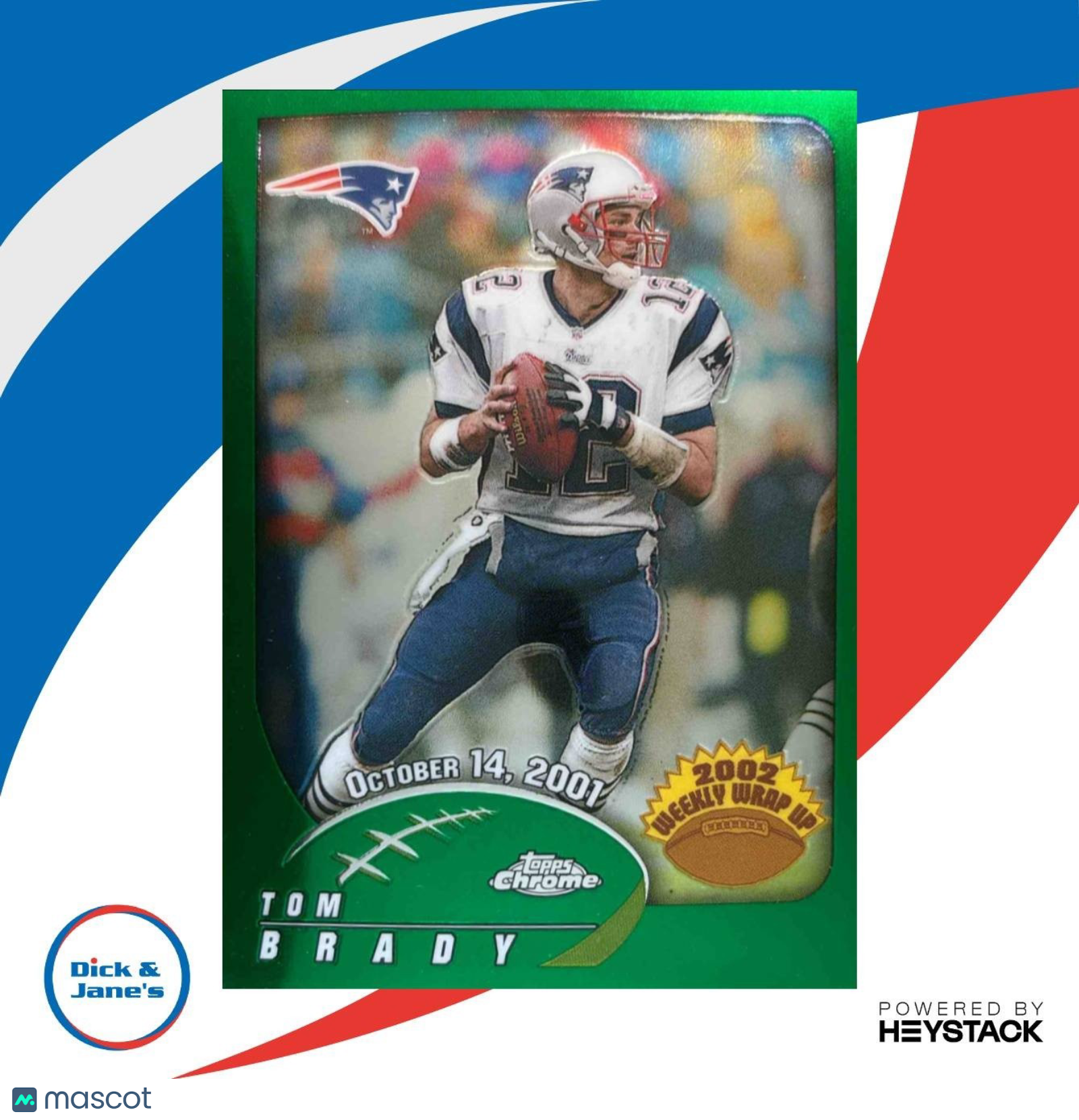 2002 Topps Chrome Tom Brady #150 New England Patriots - Sports Cards