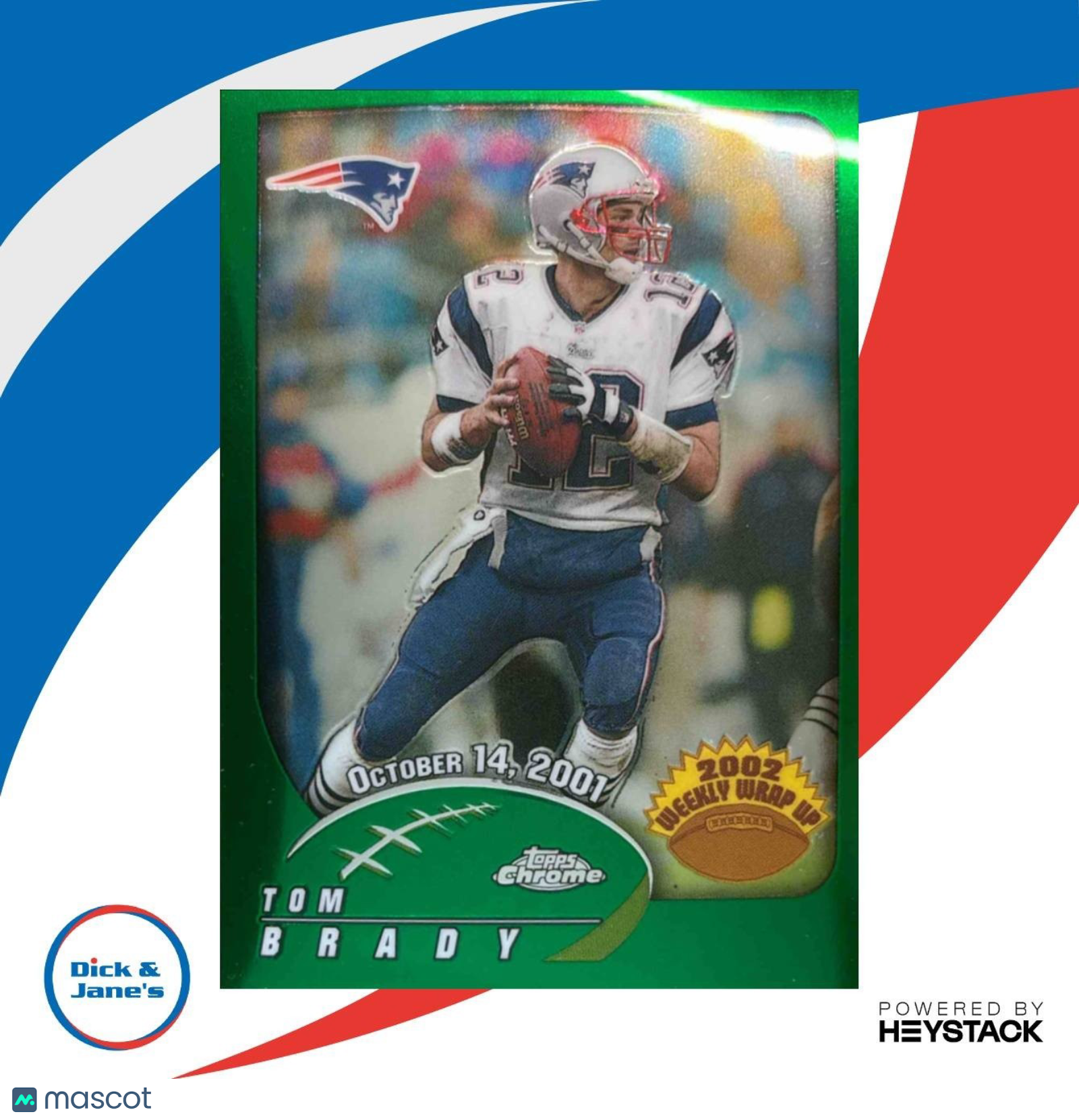 2002 Topps Chrome Tom Brady #150 Patriots - Sports Cards