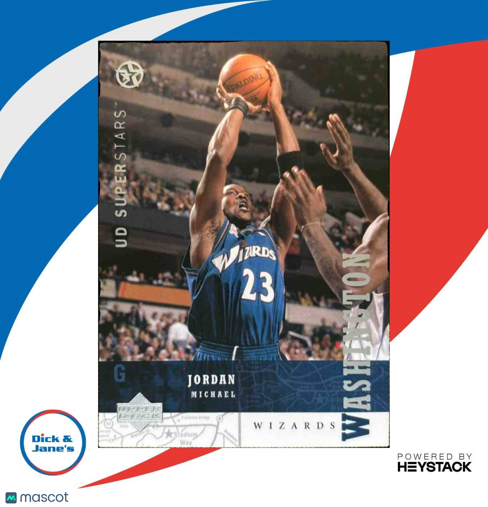 2002 Upper Deck SuperStars Michael Jordan #247 Washington Wizards - Sports Cards
