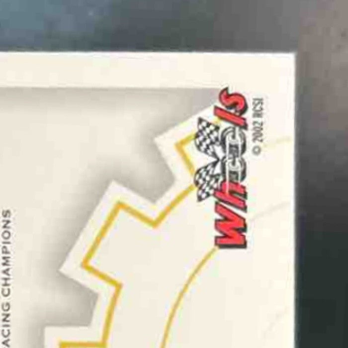 2002 Wheels High Gear Autographs #50 Joe Ruttman On Card Signature - Sports Cards