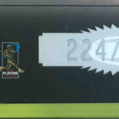 2003 Donruss Studio Chipper Jones Leather and Lumber /400 MEM Atlanta Braves - Sports Cards