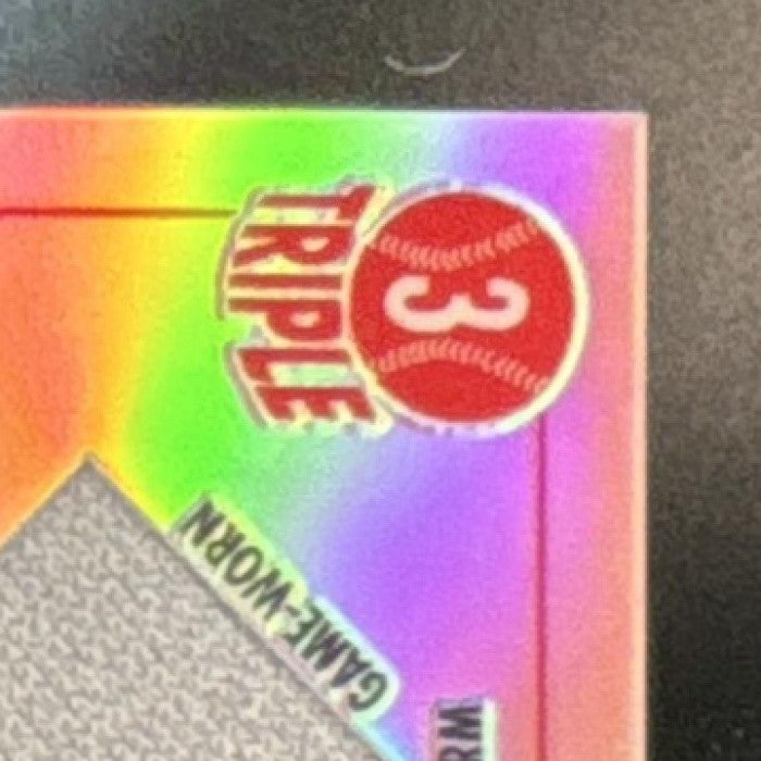 2003 Topps Chrome Jimmy Rollins Blue Backs Relics Refractor MEM Phillies - Sports Cards